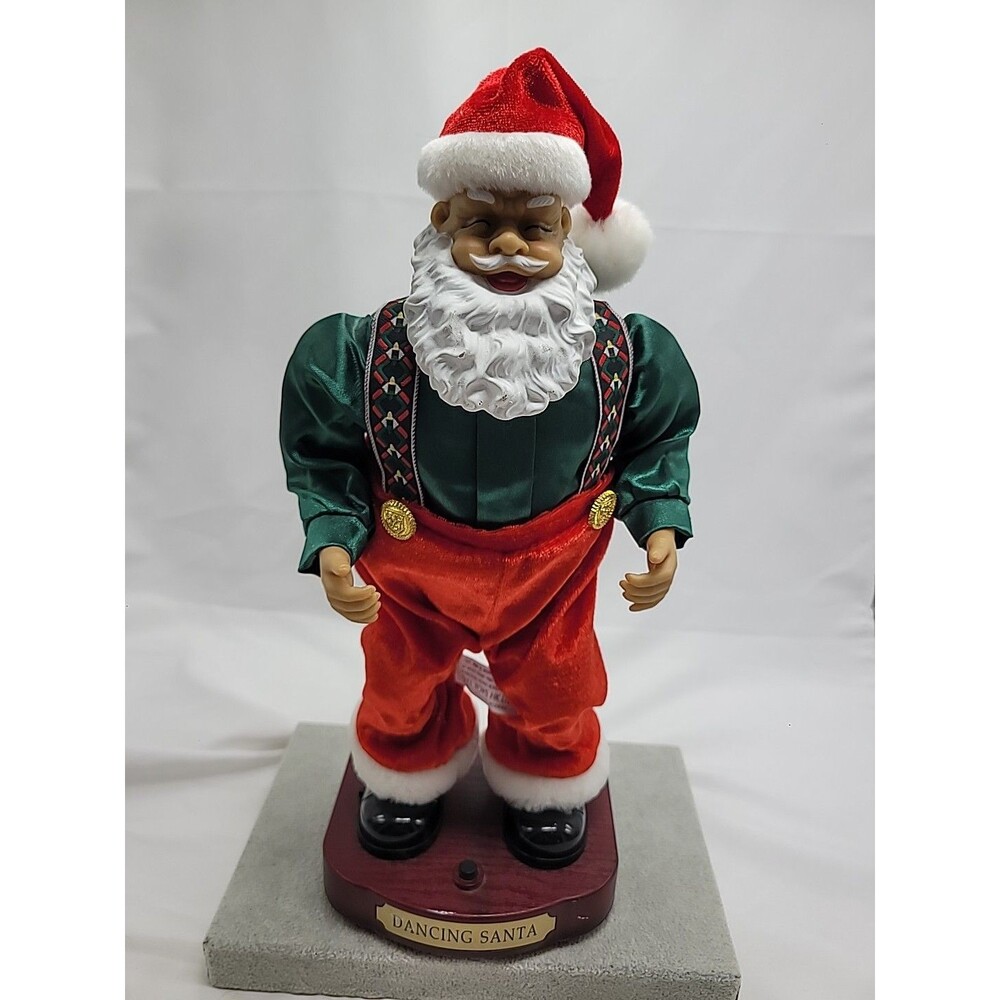 Vintage dancing Singing Santa Kmart Does Not Dance But  Still Plays Music 13"
